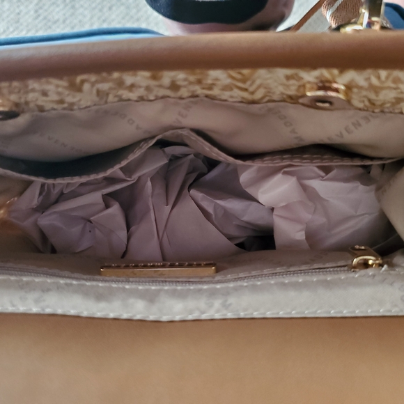 Steve Madden Denim Blur & Tan Womens Satchels - Picture 8 of 10